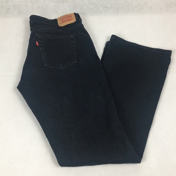 Levi's Denim - Levi’s 515 boot cut dark denim black 8M red tag